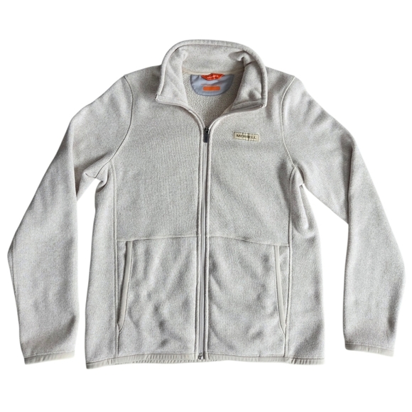 Merrell Jackets & Blazers - Merrell Full-Zip Cream Sweater Fleece Jacket Small